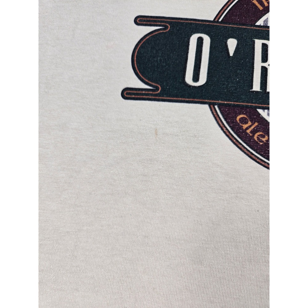 Gildan Ultra Cotton Mens ORielly Irish Pub Graphic T-Shirt Tan Large 2008 Logo - Picture 9 of 12